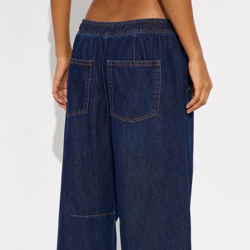 Jeans estilo pantaloneta