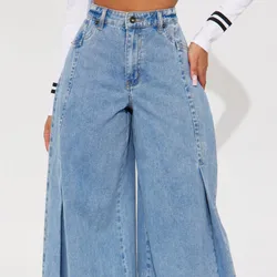 Pantalón de Mezclilla Ancho