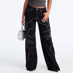Pantalón Negro con detalles