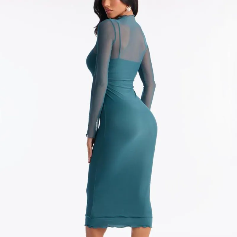Vestido Azul Esmeralda