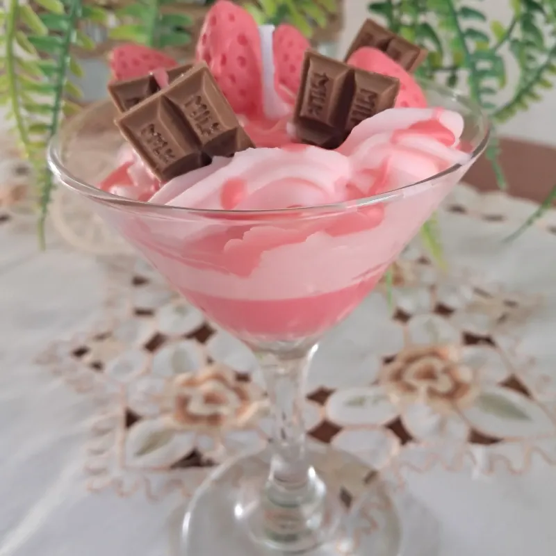 Copa postre fresa