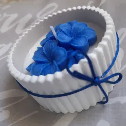 Flores en yeso