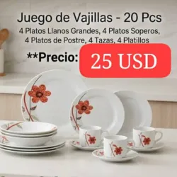 Juego de vajilla