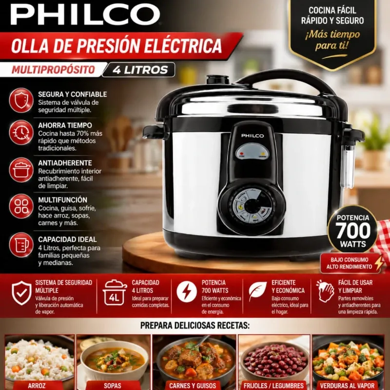 Olla multipropósito 4 L