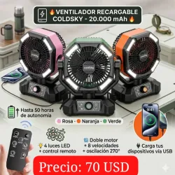 Ventilador recargable ColdSky