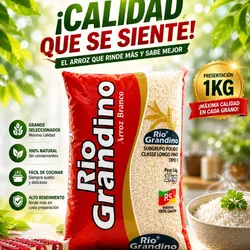 Arroz Blanco Tipo 1 : Rio Grandino Tipo 1kg.|1pqt.