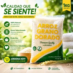 Arroz Tipo 1 : Grano Dorado 1kg.|1pqt.