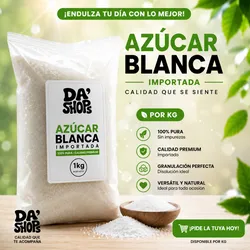 Azúcar Blanca 1kg|pqt.