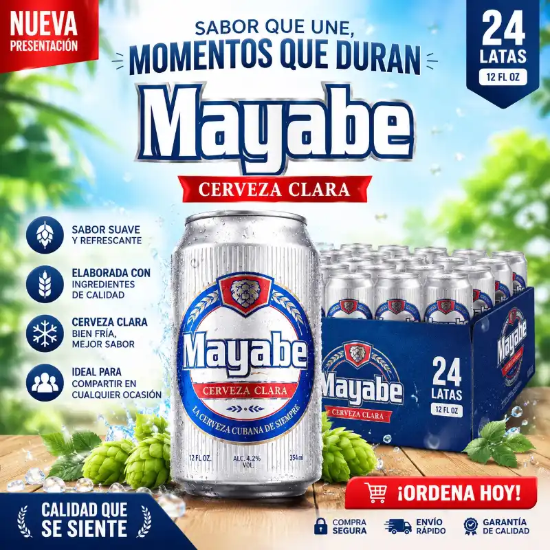 Caja de Cerveza Enlatada Nacional : Mayabe
