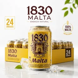 Caja de Malta Enlatada Importada: 1830