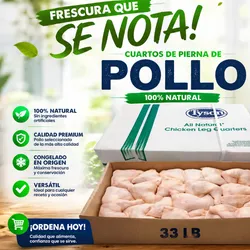 Caja de Muslos de Pollo de 33lb