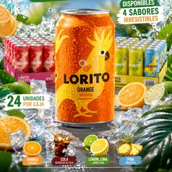 Cajas de Refresco Enlatado : Lorito