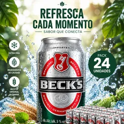 Cerveza Importada Enlatada : BECK'S