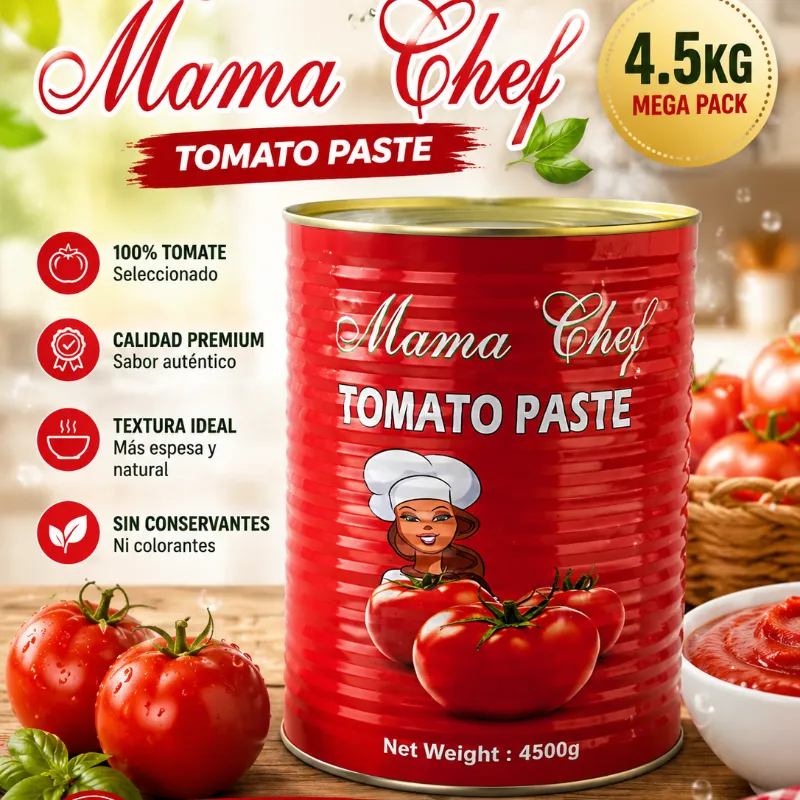 Lata de Pasta de Tomate : Mama Chef de 4.5kg