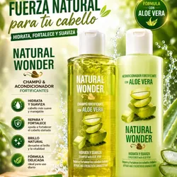 Línea de Shampoo & Acondicionador NATURAL WONDER