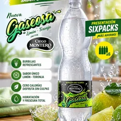 SixPack de Refresco Ciego Montero Lima-Limón de 1.5L