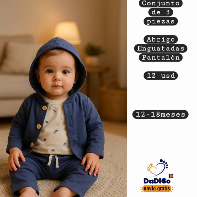 Conjunto abrigado para bebe 2