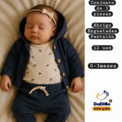 Conjunto abrigado para bebe 3