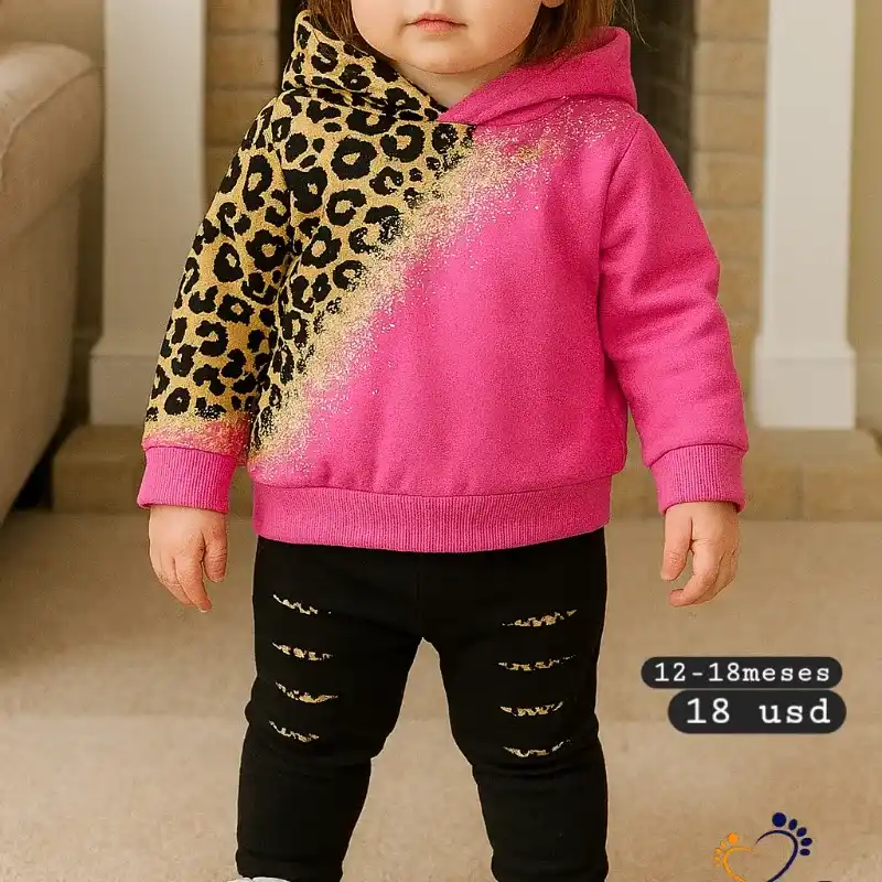 Conjunto abrigado para niñas 11