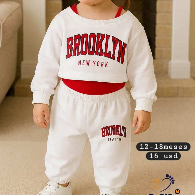 Conjunto abrigado para niñas 15