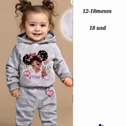 Conjunto abrigado para niñas 2