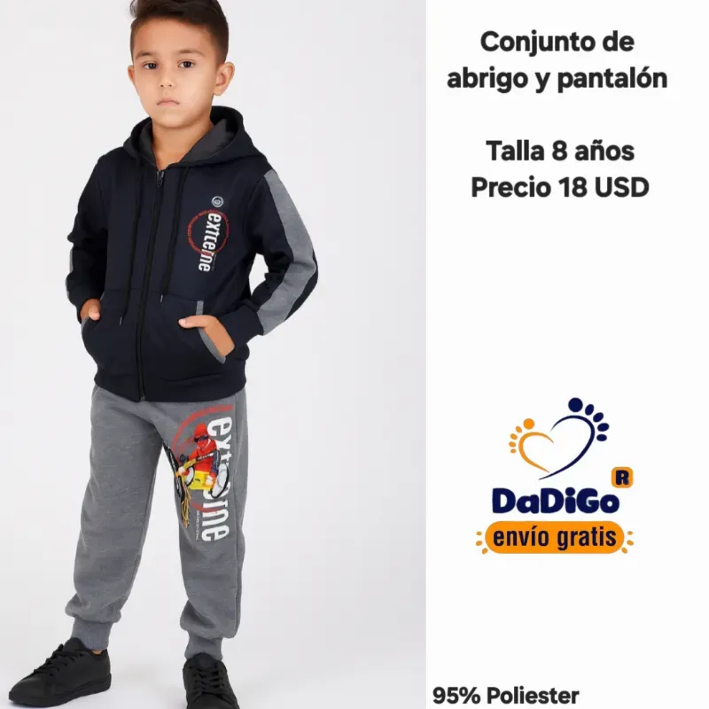 Conjunto abrigado para niños 2