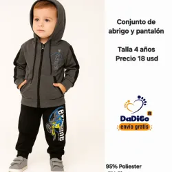 Conjunto abrigado para niños 3