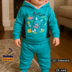 Conjunto abrigado para niños 4