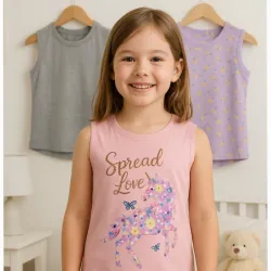 Conjunto de camisetas para niñas 3