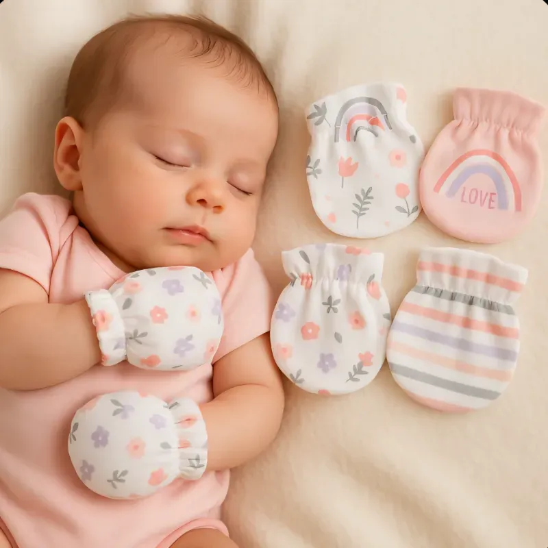 Conjunto de guantillas para bebe