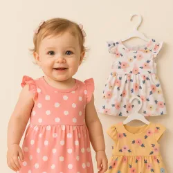 Conjunto de vestidos para niñas 