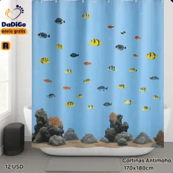 Cortinas Anti moho  2