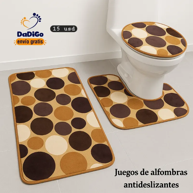 Juego de alfombras antideslizantes