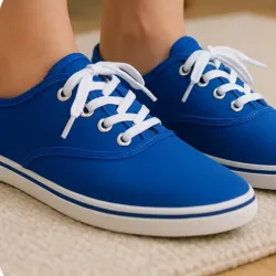 Tenis bajos Azules Claros