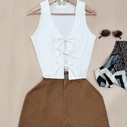 Conjunto de blusa de tirantes y short