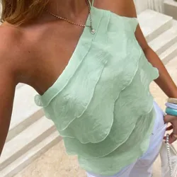 Blusa de un hombro