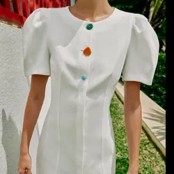Vestido de botones