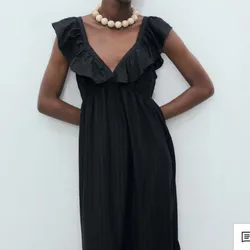 Vestido negro largo