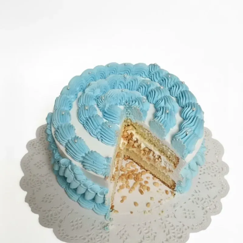 Cake de Nata y Maní