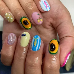 Manicura esmaltado gel/Diseños