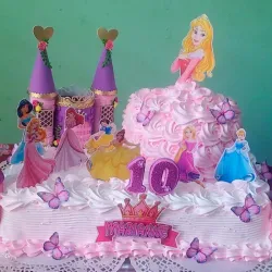 Cake rectangular de 2 niveles 