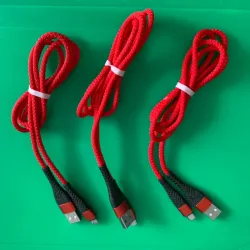 Cables rojos USB-V8