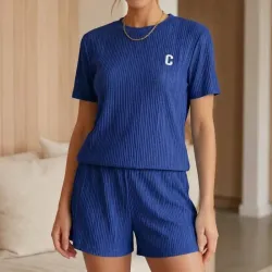Conjunto azul verano