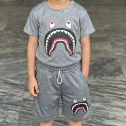 Conjunto gris niño