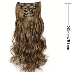 Extensiones de clip rayitos