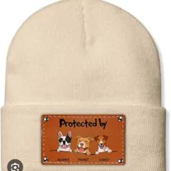 Gorro gris beige