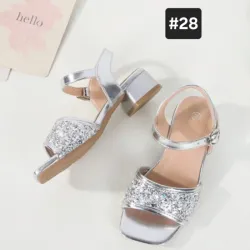 Tacones plateados