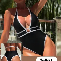Trusa blanca y negra
