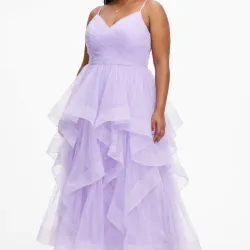 Vestido morado claro