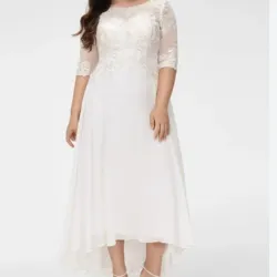 Vestido novia mangas